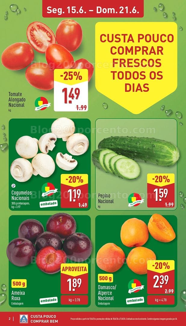 Antevisão Folheto ALDI Promoções de 15 a 21 junho